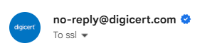 DigiCert のVMCロゴ